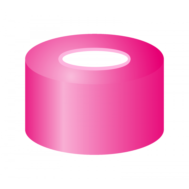 N 11 Aluminium crimp cap, red, center hole Silicone white/PTFE red Hardness: 45° shore A Thickness: 1.3 mm pack of 100