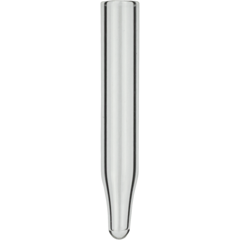 0.15 mL Insert for small opening outer diameter: 5 mm, outer height: 31 mm clear, conical, 9 mm tip pack of 100