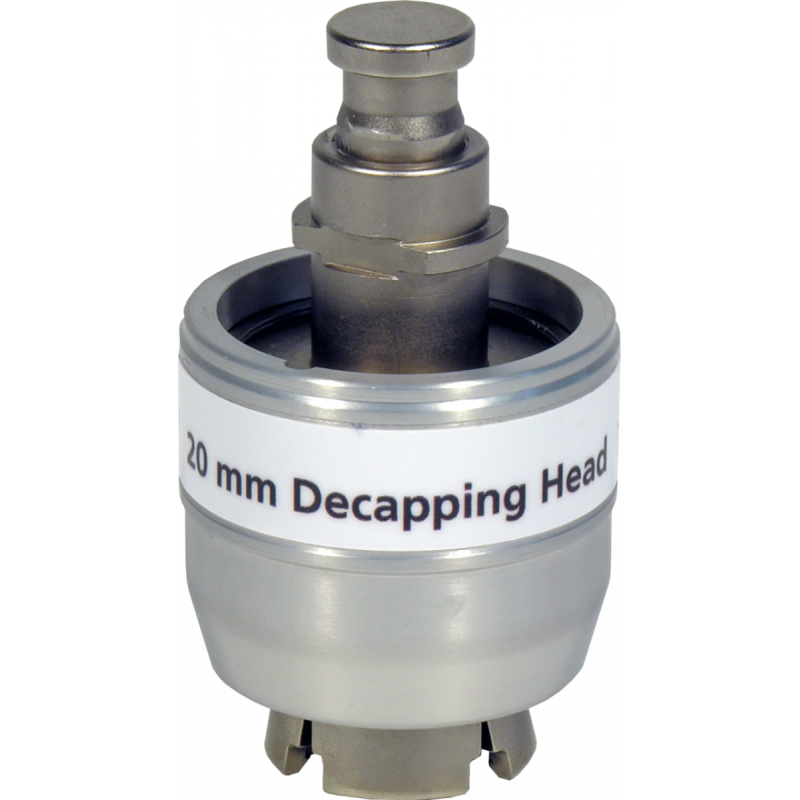 Decapping head for 20 mm Crimp Caps (for electronic high power crimping tool 735700) pack of 1