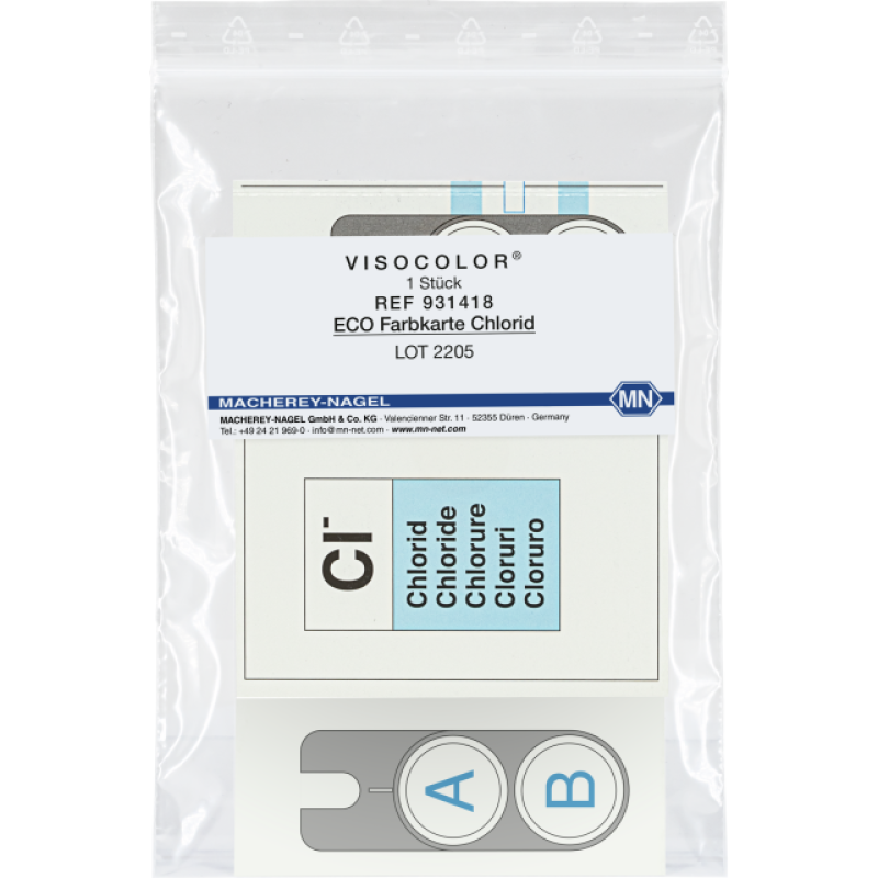 VISOCOLOR ECO Colour comparison disk Chloride suitable for Cat.-No. 931018