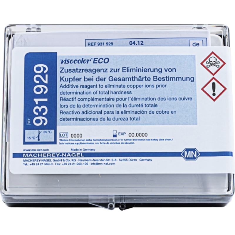 VISOCOLOR ECO Additive Reagent Z-1 to eliminate copper ions during determination of total hardness pack of 30 mL