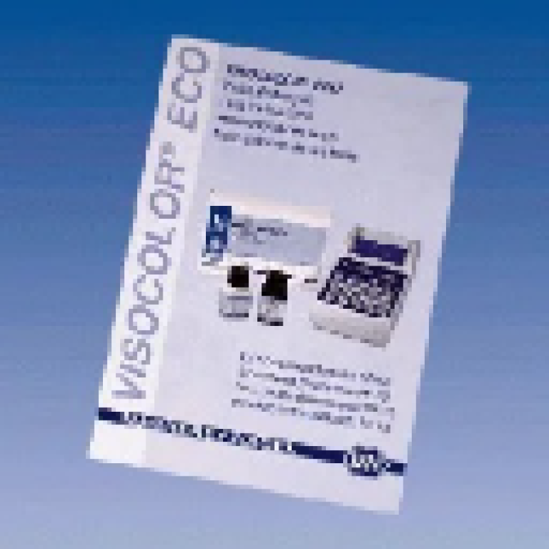 VISOCOLOR brochure "VISOCOLOR ECO Test instructions for compact photometer PF-3"