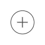 Motic , eyepiece reticule crosshairs with dual scale (10mm in 100 parts), (25mm diameter)