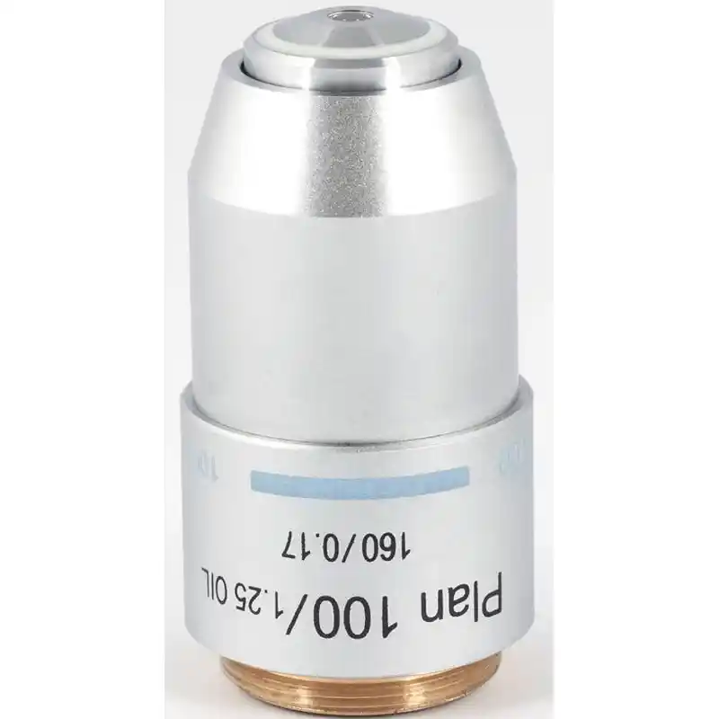 Motic Objective PL, plan, achro, 100x/1.25, S , Oil, w.d. 0.15 mm (RedLine200)