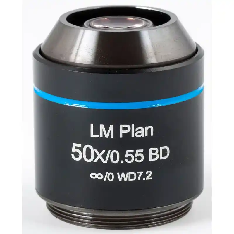 Motic Objective LM BD PL, CCIS, LM, plan, achro, BD, 50x/0.55, w.d.7.2mm (AE2000 MET)