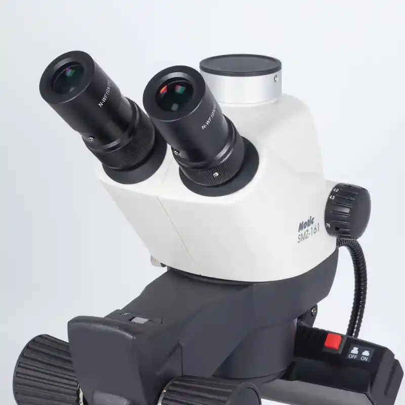 Motic Stereo zoom microscope GM-161, trino, fluo, 7.5-45x, wd 110mm