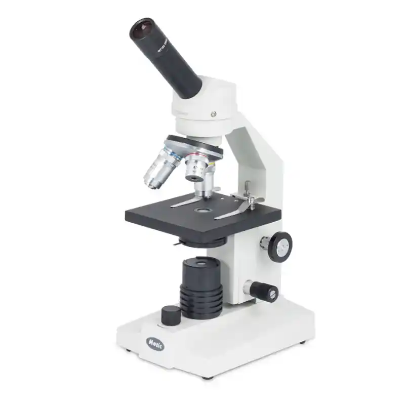 Motic Microscope SFC-100 FLED, mono, DIN, achromatic, 40x-400x, LED, battery