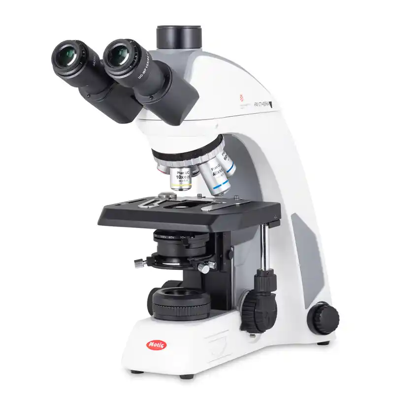 Motic Microscope Panthera C2 Trinocular, infinity, plan, achromatic, 40x-1000x, 10x/22mm, Halogen/LED
