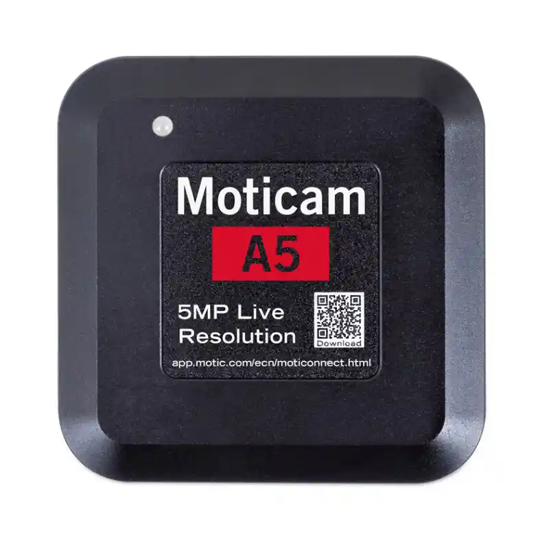 Motic Camera A5, colour, sCMOS, 1/2.8", 2µm, 30fps, 5MP, USB 2.0