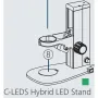 Nikon Fixed arm stand C-LEDS, floor LED, incident and transmitted light