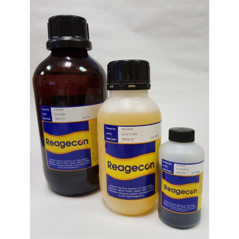 Reagecon Sodium Hydroxide Strong Solution according to European Pharmacopoeia (EP) Chapter 4 (4.1.1)