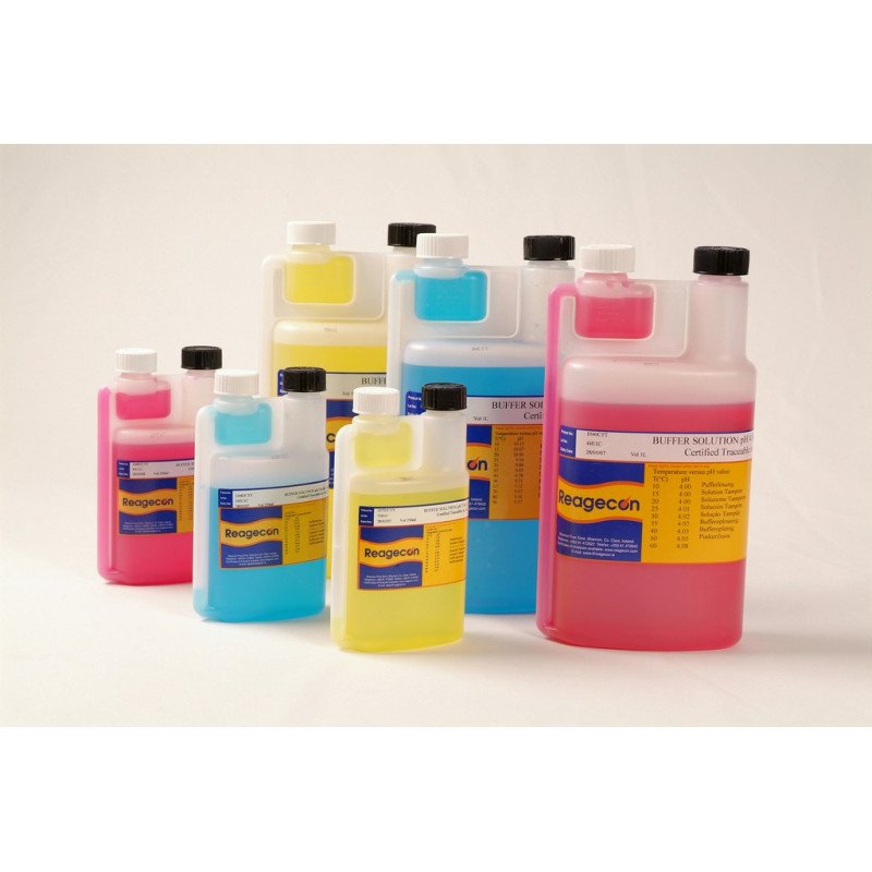 Reagecon pH 10.00 Colour Coded Buffer Solution at 25°C in Twin Neck