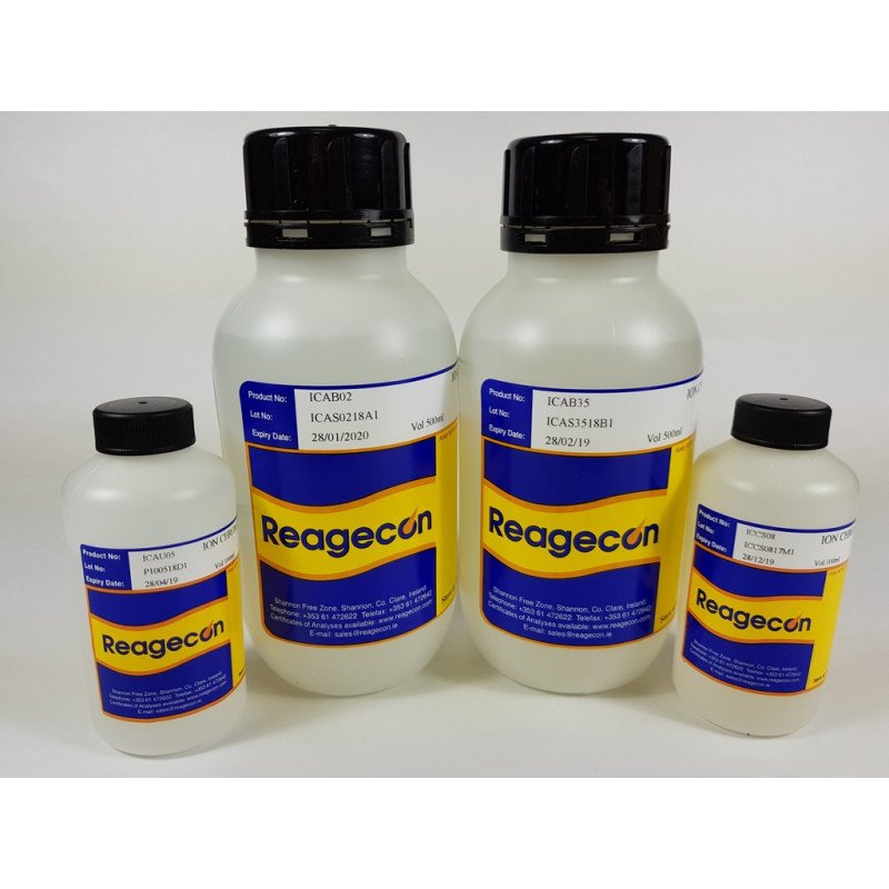 Reagecon Chloride Standard for Ion Chromatography (IC) 0.1 mg/mL (100 ppm) in Water (H₂O)