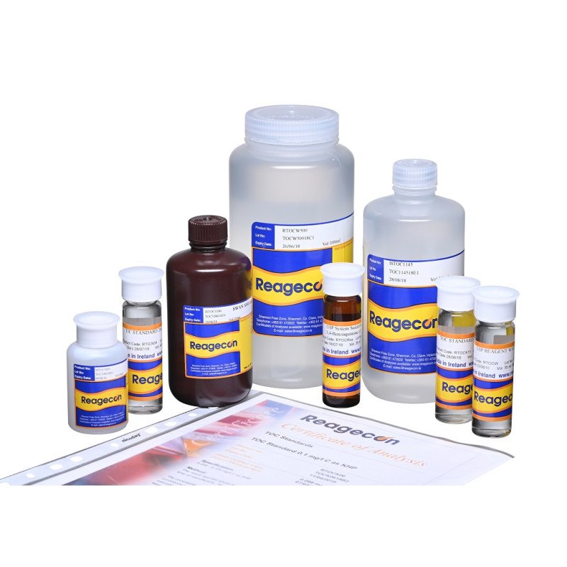Reagecon 0.5 mg/L C from USP 1,4- Benzoquinone Total Organic Carbon (TOC) Standard for Anatel A1000 Analyser