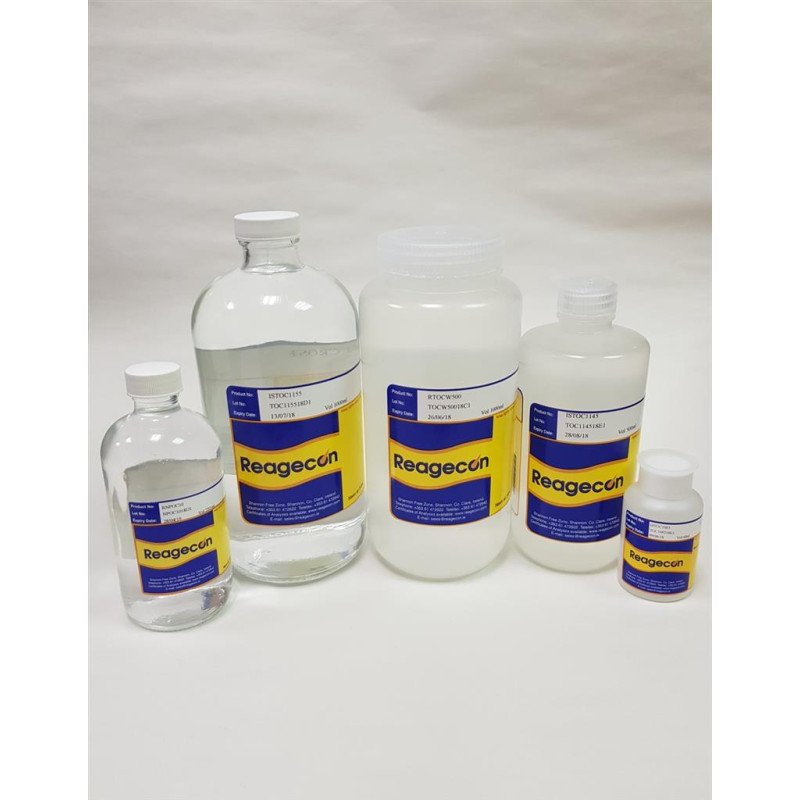Reagecon Calibration Kit for Total Organic Carbon (TOC) suitable for use with Swan Analytical Analyser