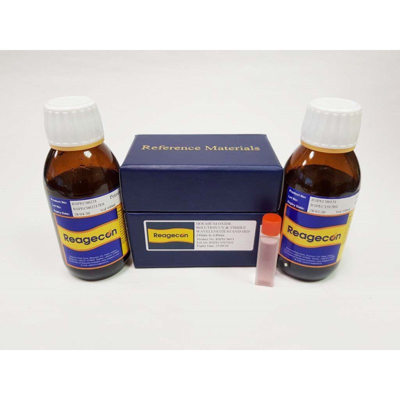 Reagecon Spectrophotometry Didymium UV and Visible Wavelength Standard 730nm to 865nm (USP)