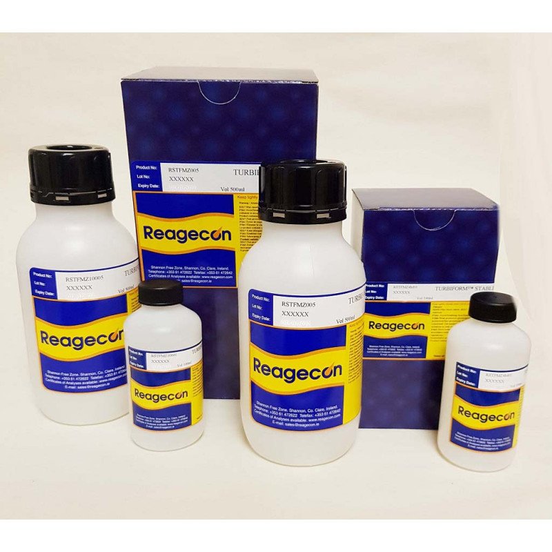 Reagecon 800 NTU Turbiform™ Stabilised Formazin Turbidity Standard