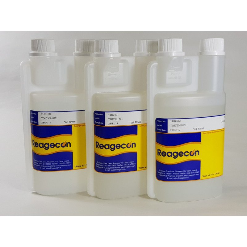 Reagecon Total Organic and Inorganic Carbon (TOC/TIC) Mixed Standard 30 mg/L (ppm) Organic Carbon, 8 mg/L (ppm) Inorganic Carbon