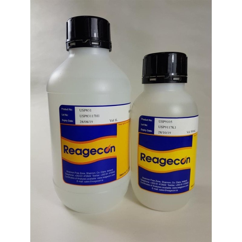 Reagecon Sodium Thiosulphate 0.100N (N/10) according to United States Pharmacopoeia (USP)