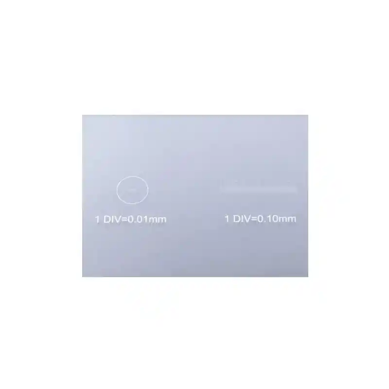 Bresser Object micrometers Microscope slides with micrometer scales 1/10 & 1/100 mm