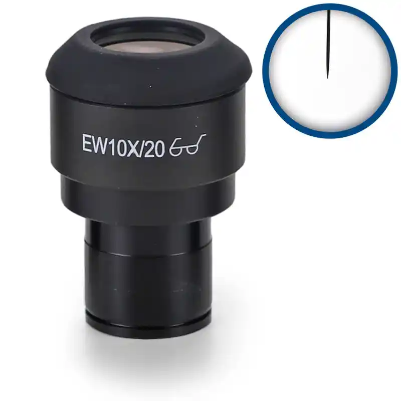 Euromex Measuring eyepiece IS.6010-P, WF10x/20, pointer, microm., Ø 23,2 mm (iScope)