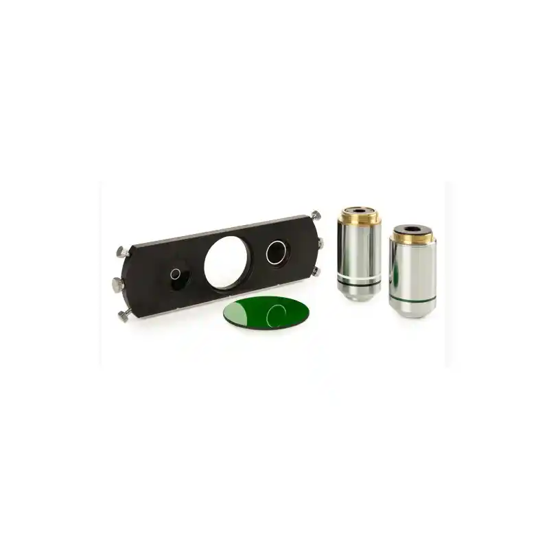Euromex Plan PL S100x/1.25 oil immersion objective with iris diaphragm. WD 0,33 mm