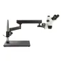 Euromex stereo zoom microscope NZ.1703-A, NexiusZoom EVO, 6.5x to 55x, articulated stand, without illumination, trino