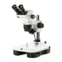 Euromex Stereo zoom microscope NZ.1702-M, 6.5-55x, Column, Transmitted light, Binocular, Mirror for Dark field, Embryology