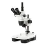 Euromex Stereo zoom microscope NZ.1703-M, 6.5-55x, Column, Incident and Transmitted light, trino, Mirror for Dark field, Embryology