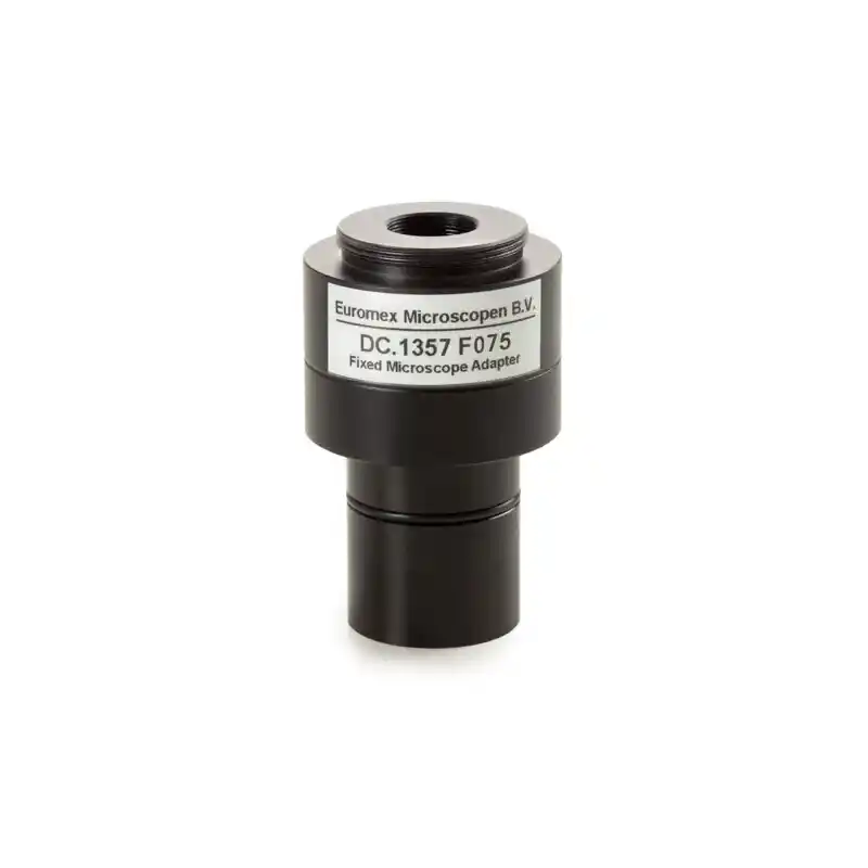 Euromex Camera adaptor DC.1357, 0.75x Objective, C-mount, f. Ø 23.2mm tube, short shaft