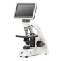 Euromex Microscope BioBlue, BB.4200-LCD, 7 inch LCD screen, SMP 4/10/S40x Lenses, DIN, 40x - 400x, 10x/18, LED 1W, simple specimen stage