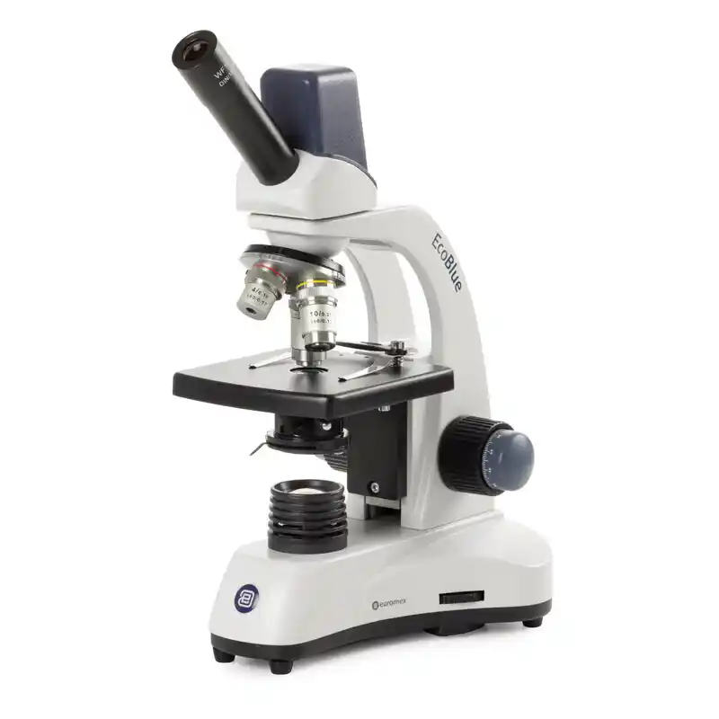Euromex Microscope EcoBlue EC.1005, mono, digital, 5MP, achromatic, 40x, 100x, 400x, LED