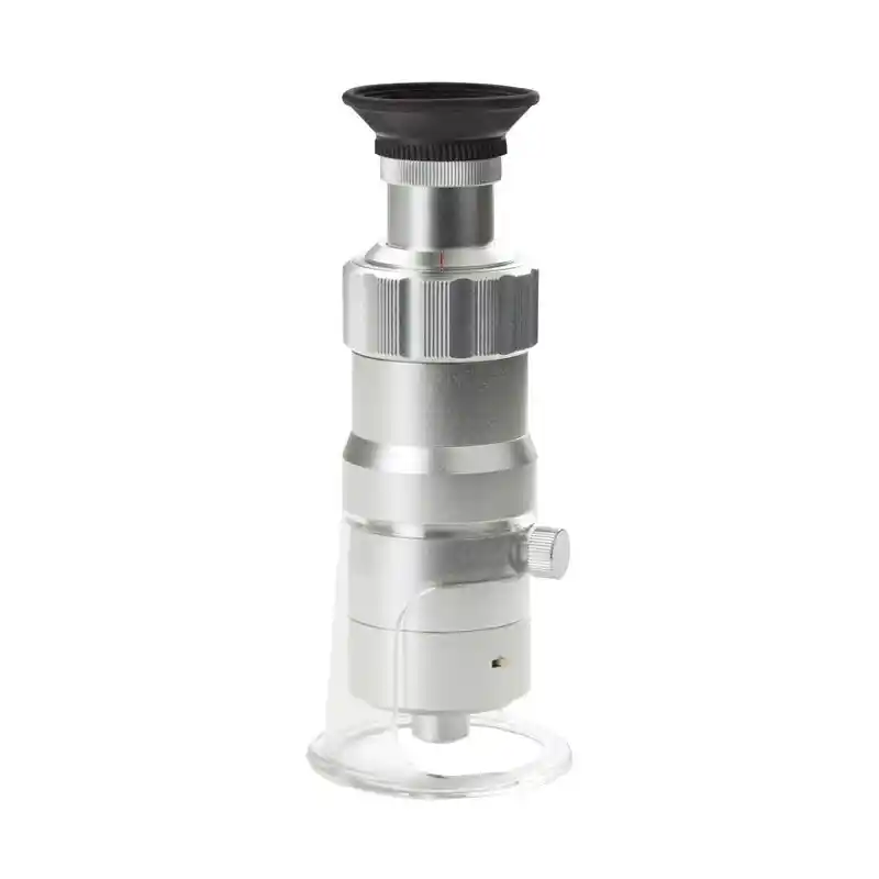 Euromex Magnifying glass measuring microscope, 60x, LED, 0.02mm