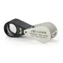 Euromex folding magnifying glass PB.5034-LUV, 10x achromatic, LED, UV