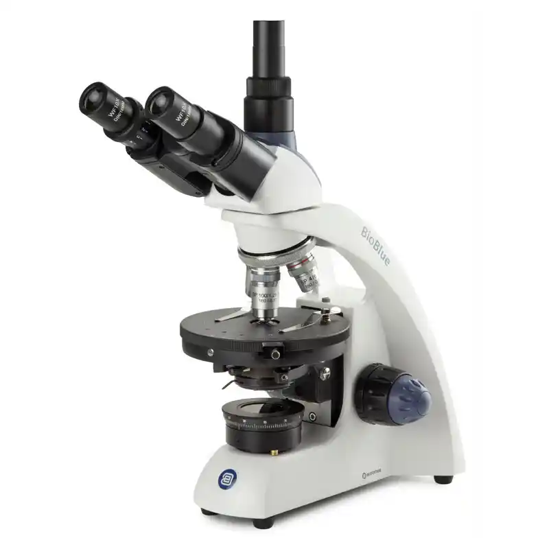 Euromex Microscope BioBlue, BB.4253-P-HLED, trino, Pol, DIN, 40x-1000x, 10x/18, LED, 1W