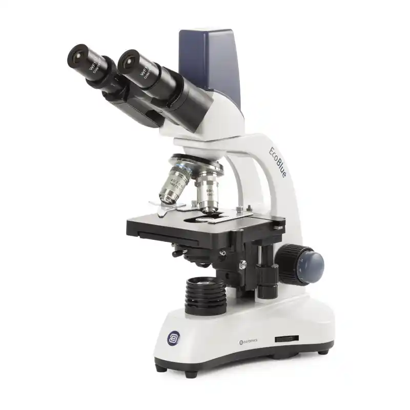 Euromex Microscope EC.1657, bino, digital, 40x-600x, DL, LED, 10x/18 mm, X-Y cross table, 5 MP