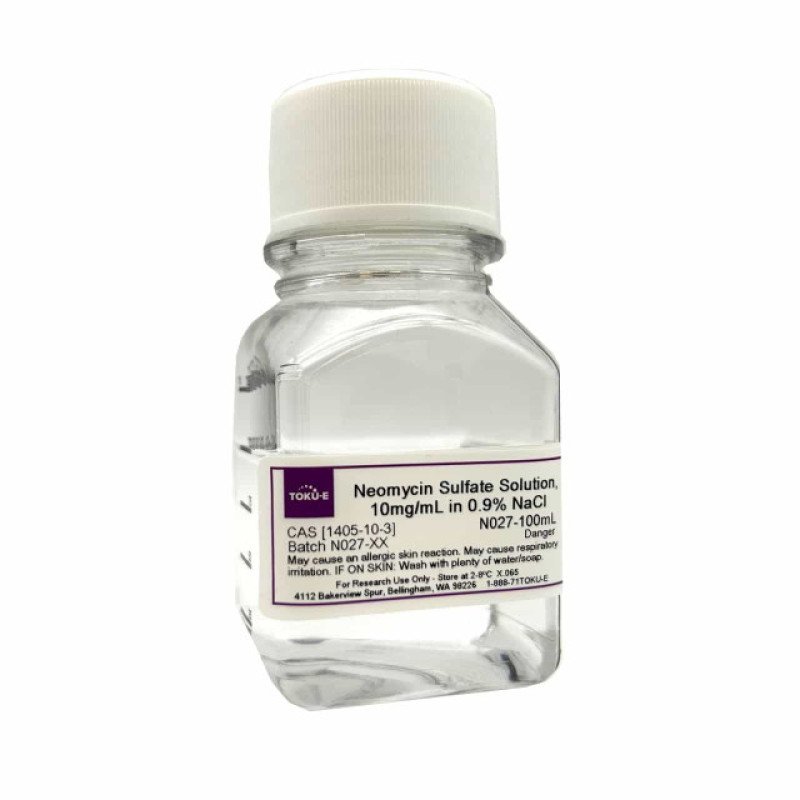 Neomycin solution (10 mg/mL Neomycin in 0.9% NaCl) 10 x 100 mL