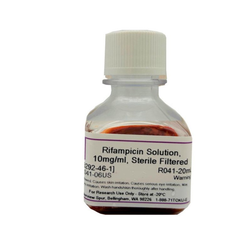 Rifampicin Solution (10mg/mL in water) sterile filtered 100 mL