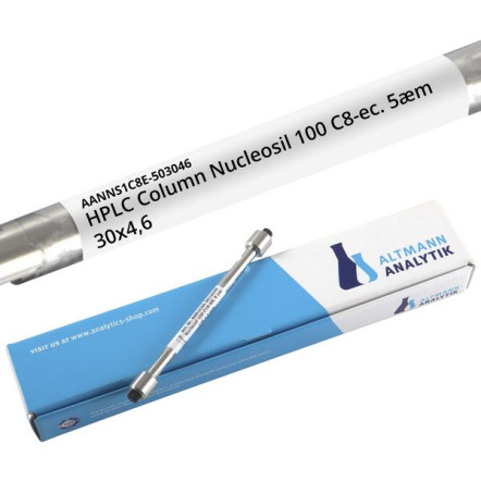 HPLC Column Nucleosil 100 C8-ec., 5.0 µm, 4.6 x 30 mm, 9% Carbon, endcapped